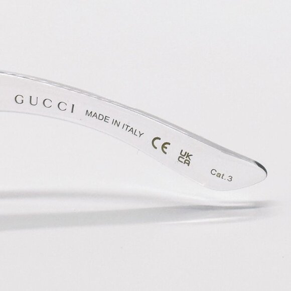 NEW GUCCI SUNGLASSES GG1492S 004 CRYSTAL UNISEX EYEWEAR main image 4